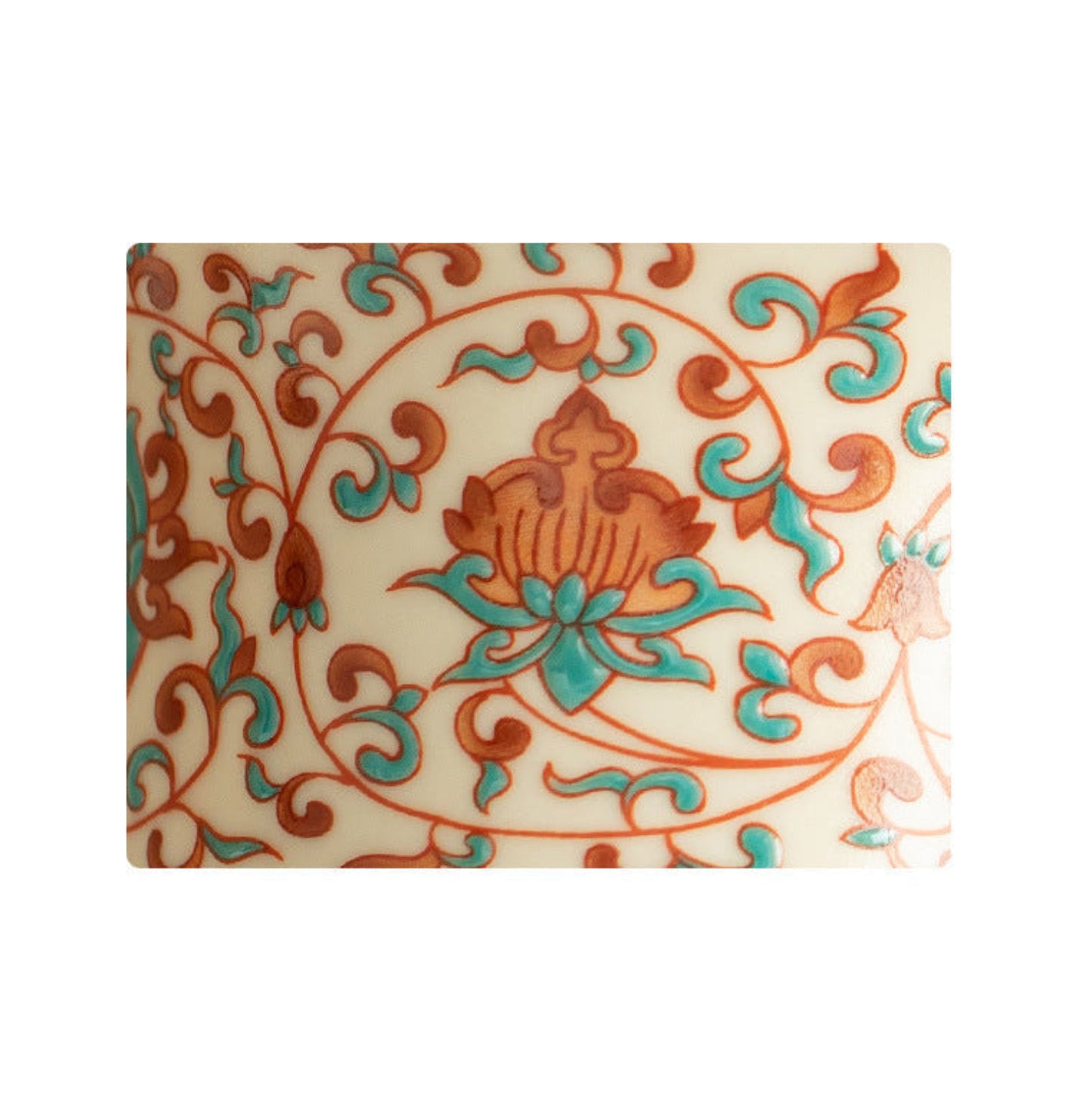 Fengcai-stijl (Famille Rose) keramische Gongfu Gaiwan met schotel 170ml