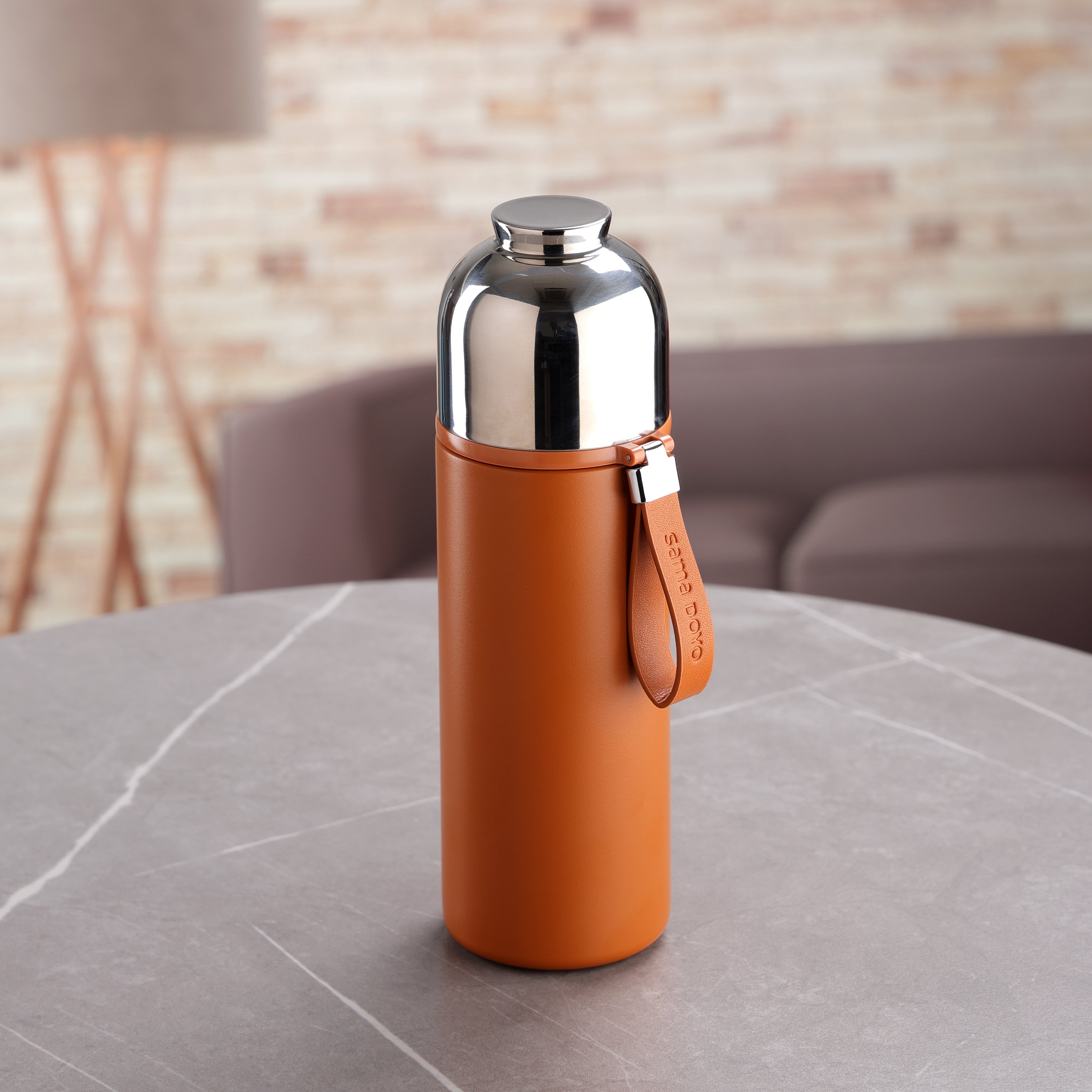 茶こし付きブラウンサーモスフラスク、400ml | Teasenz.eu