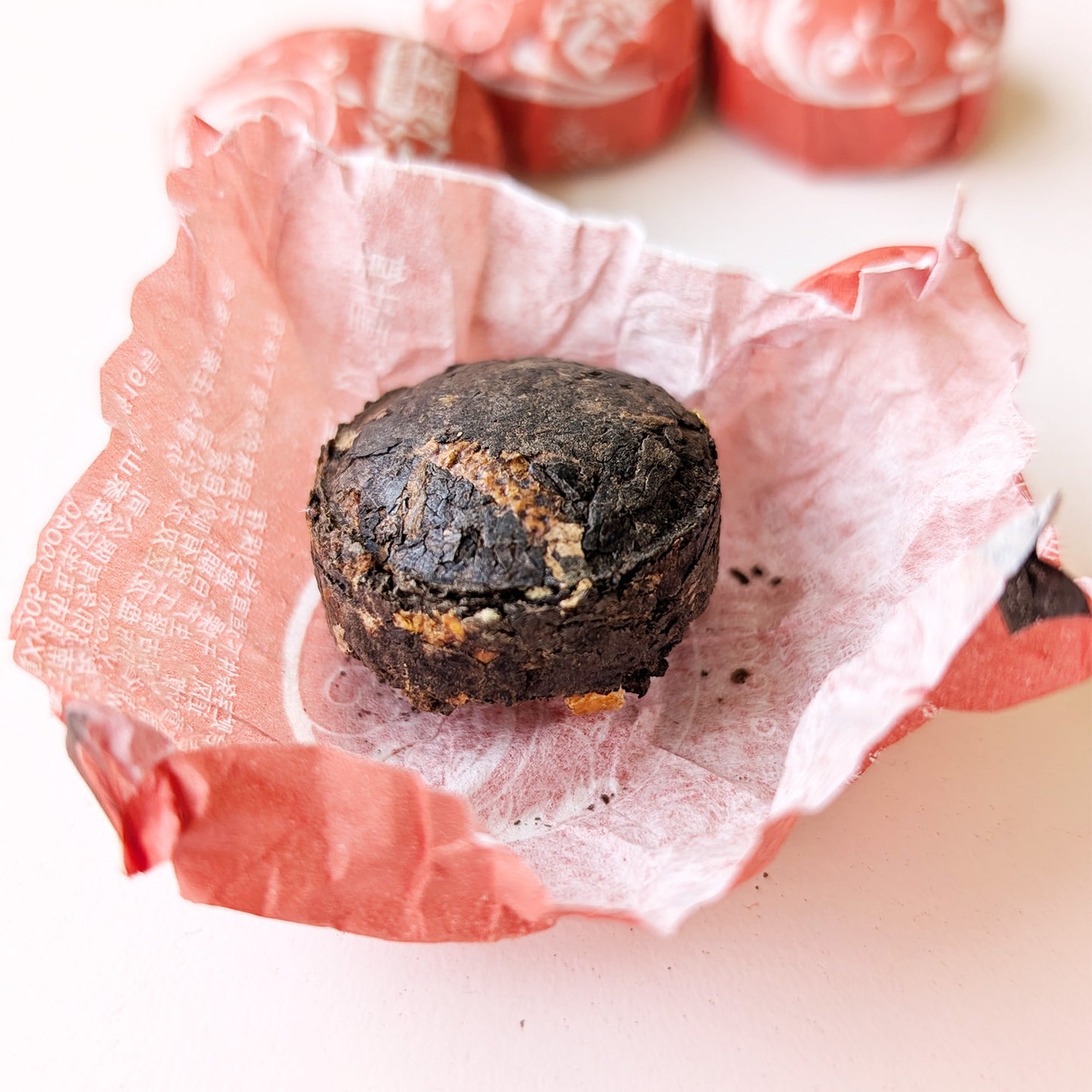 Té Pu Erh de Cáscara de Naranja, Chen Pi Pu Erh Maduro Mini Tuocha