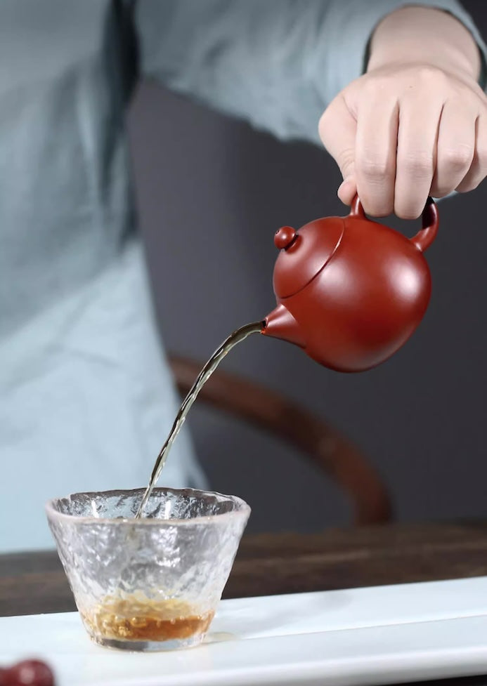 Czajniczek Yixing ze smoczym jajem, glinka Zhuni 140ml