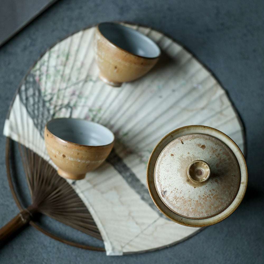 „Ein Hauch von Pink“ Cutao-Keramik-Gaiwan