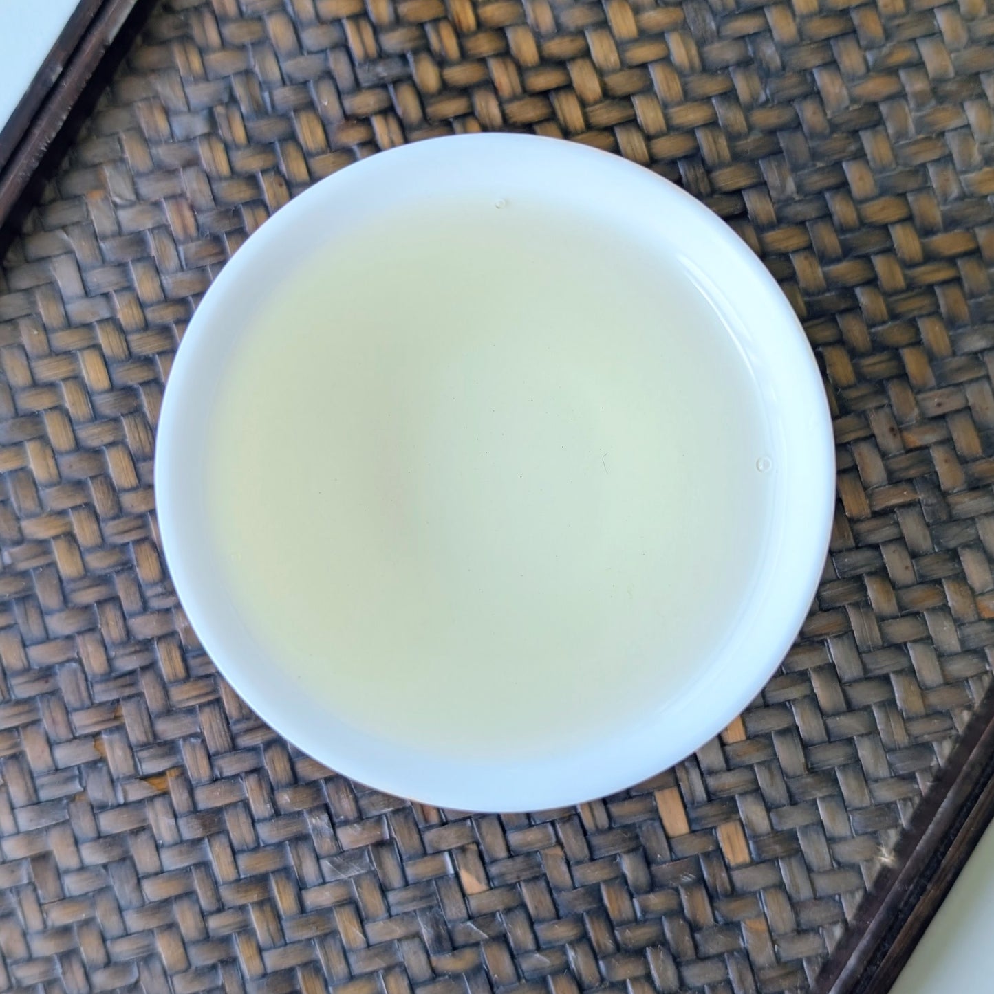a cup of chinese green tea