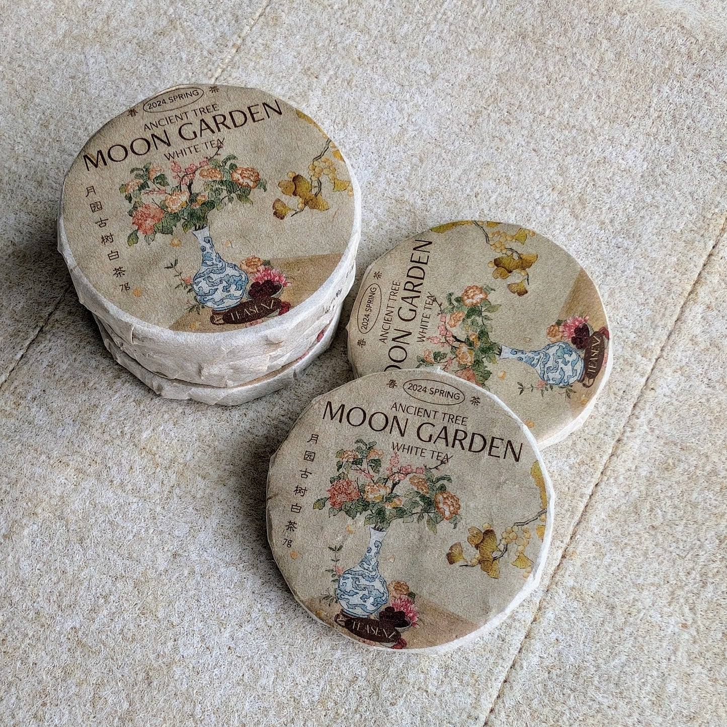 2024 Månehave Hvid Te Kage 200g