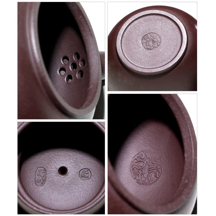 Yixing Théière Shui Ping, Théière en Argile Shi Hong par Pan Ye 190ml