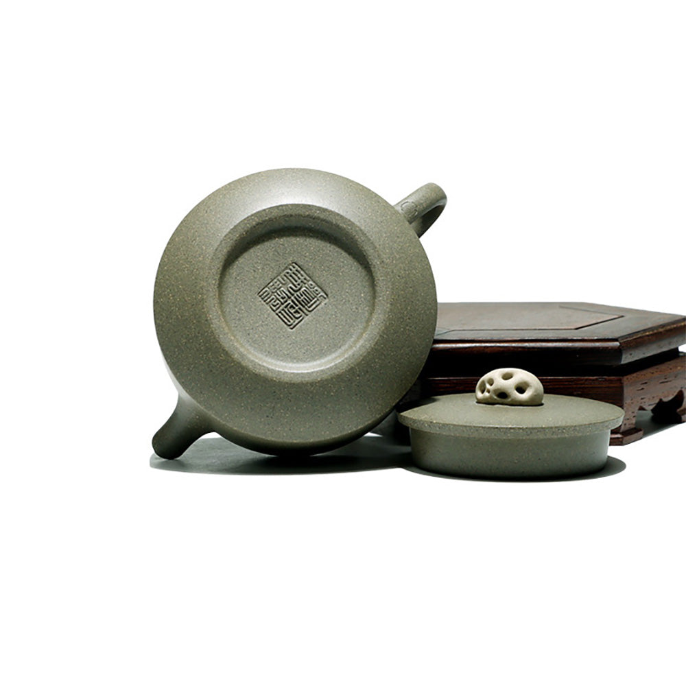Théière Qing Duan Ni Yixing avec Bouton de Couvercle de Pierre Taihu 150ml