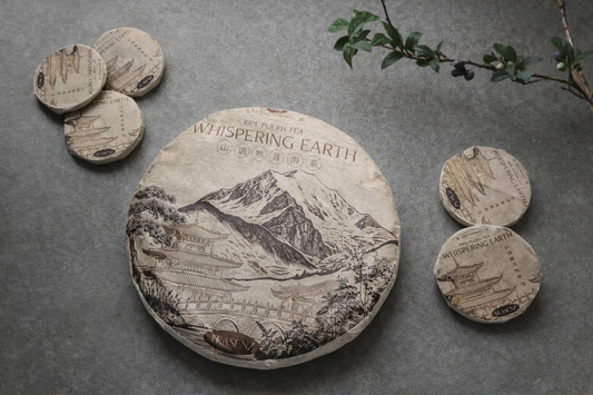 Design Origins: Whispering Earth, a Community Curated Ripe Pu Erh Tea Cake