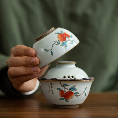 Easy Gaiwan Set with Cup in Travel Case