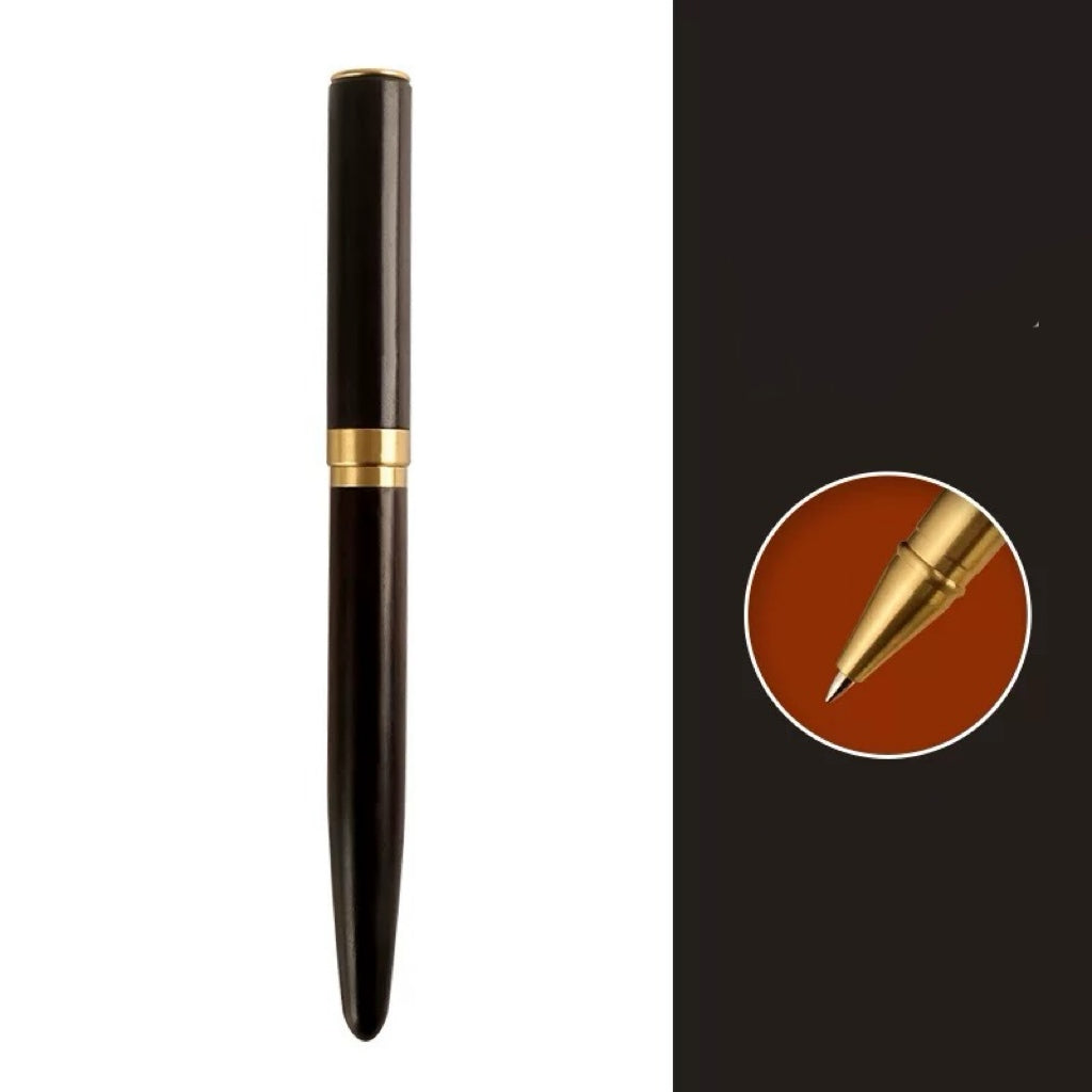 Wooden Pen, Ebony or Rosewood & Copper Finish