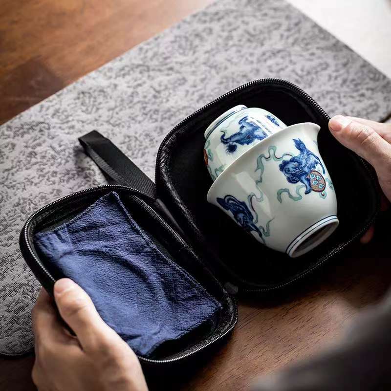 travel tea set ceremony