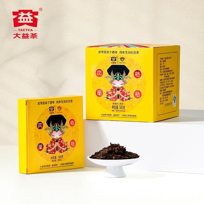 2017 Dayi Fenghuang Gege 'Phoenix Princess' Ripe Pu Erh Tea Cake 100g