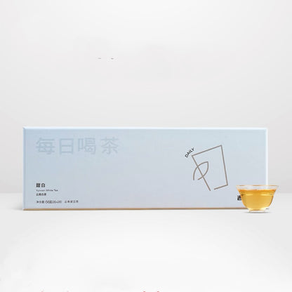 Oripuerlab Tian Bai « Thé du jour » Thé blanc pressé, sachets de 2g