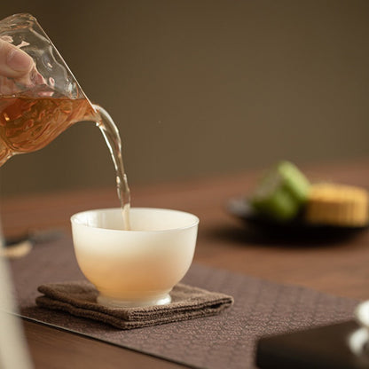 blanc de chine porcelain tea cup