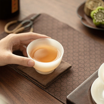 dehua white porcelain gongfu tea cup