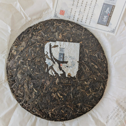 2019 Chaze 'Spring's Essence' Yiwu Mountain Rauwe Pu Erh Thee Cake 357g