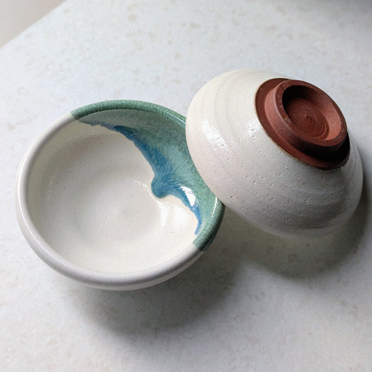 White & Green Chinese Tea Cup 50ml