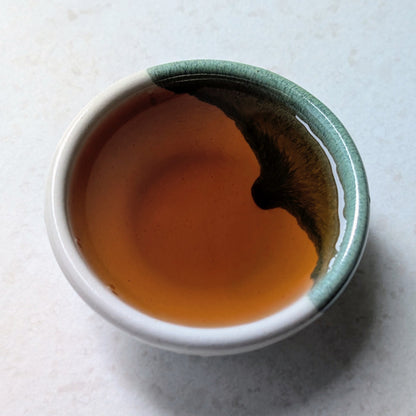 White & Green Chinese Tea Cup 50ml