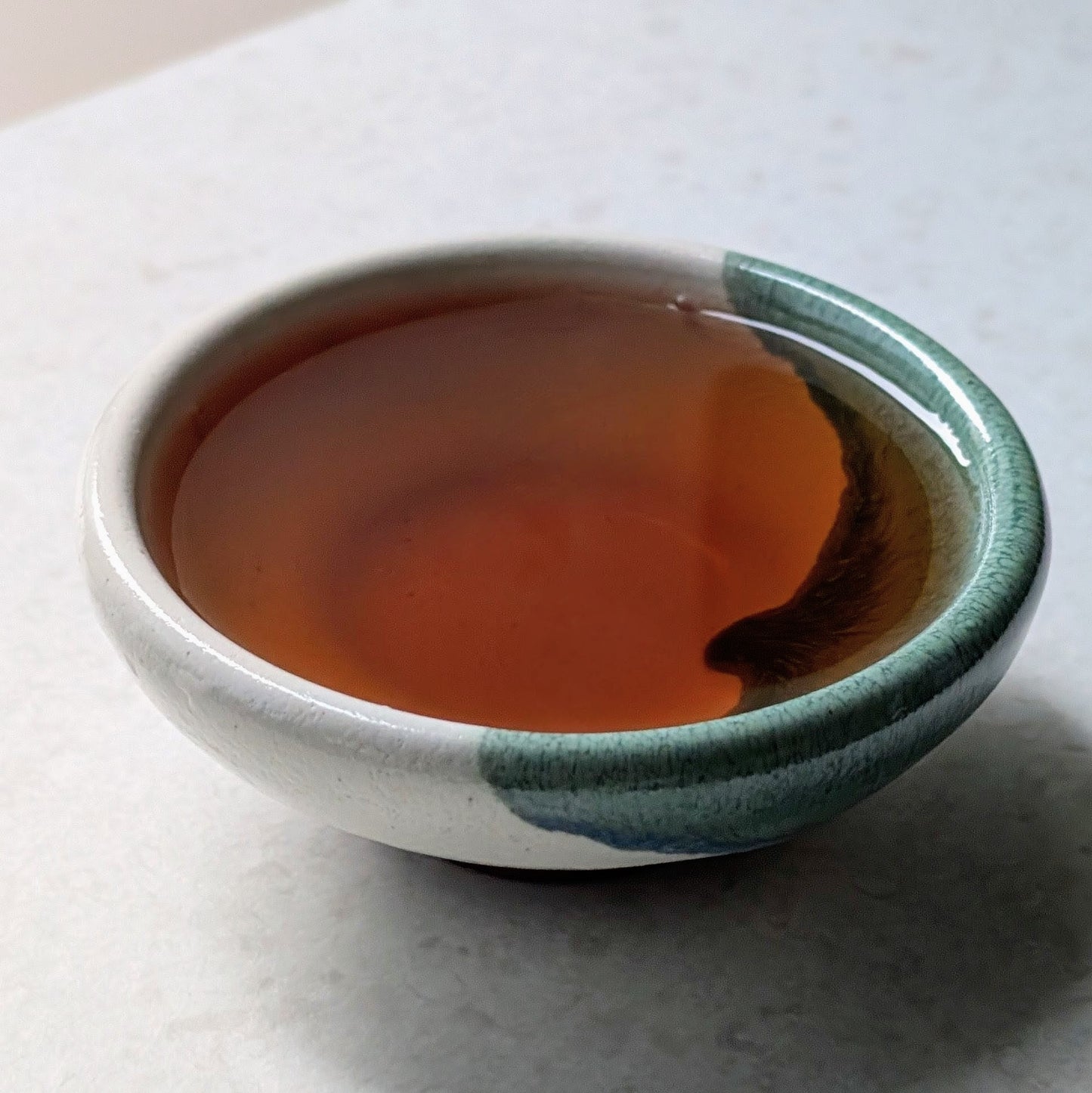 White & Green Chinese Tea Cup 50ml