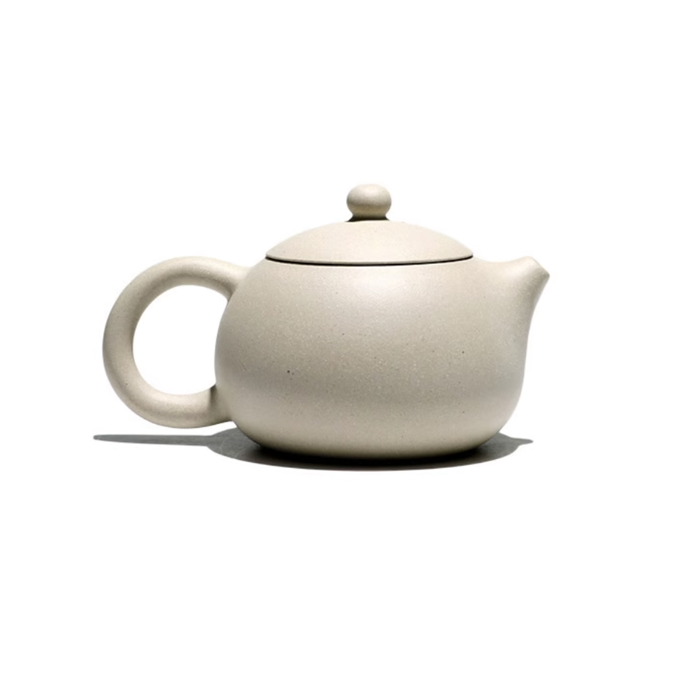 white zisha teapot