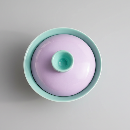 double color porcelain gaiwan 