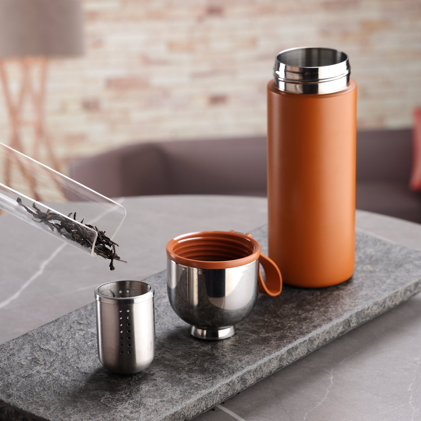 Thermos Flask with Tea Infuser