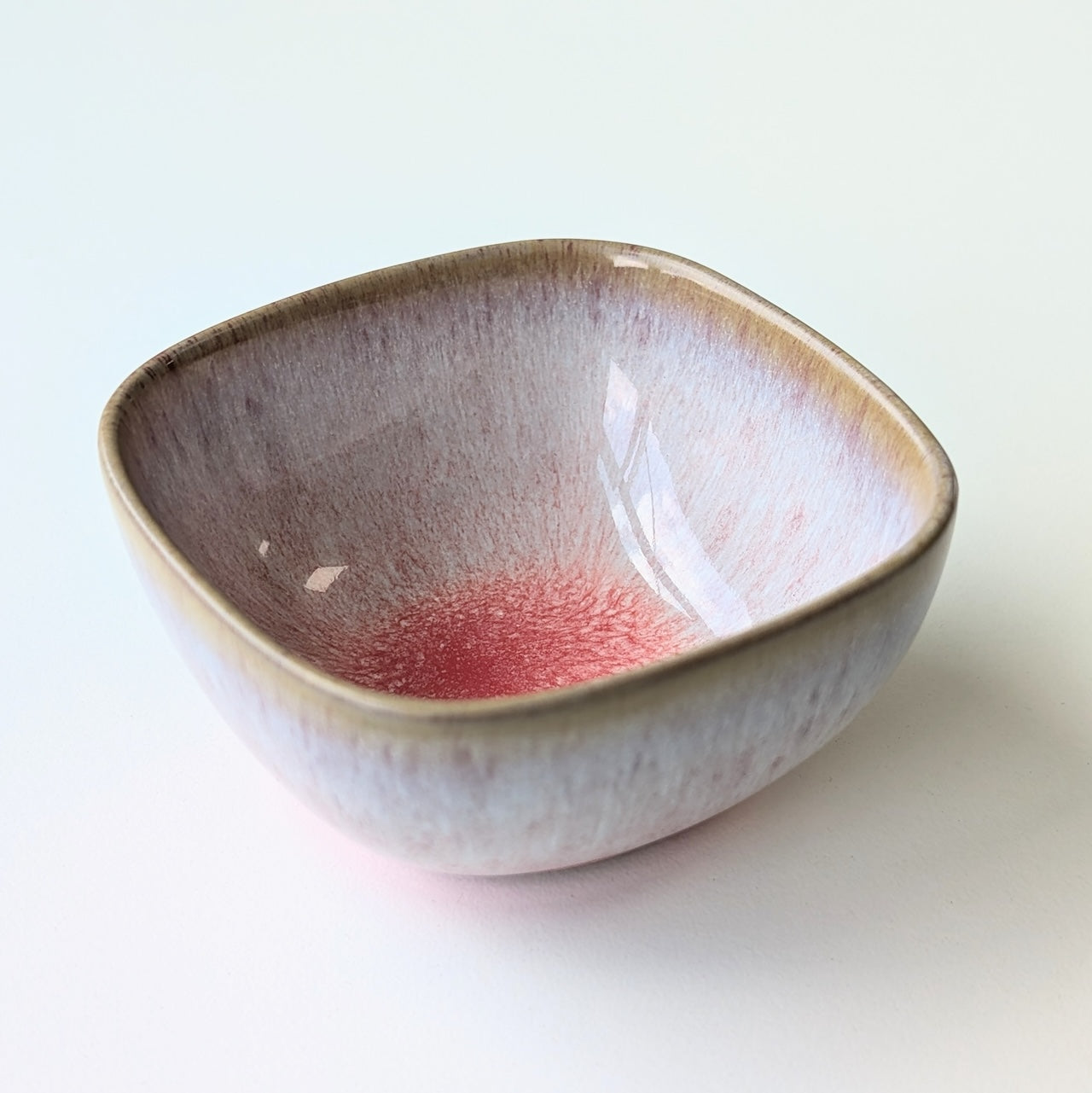 sakura pink square tea cup