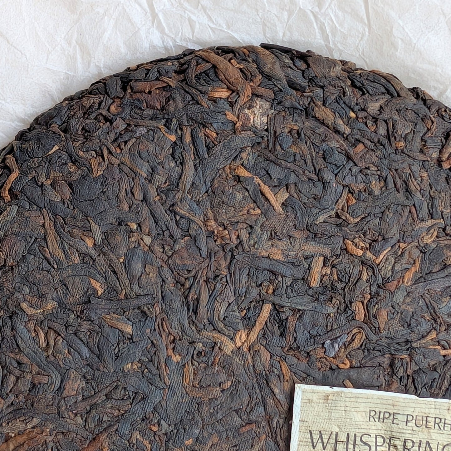 2017 'Whispering Earth' Ripe Pu Erh Tea Cake, Lincang 200g