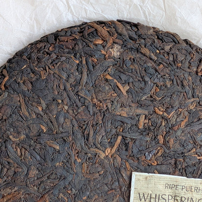 2017 'Whispering Earth' Ripe Pu Erh Tea Cake, Lincang 200g