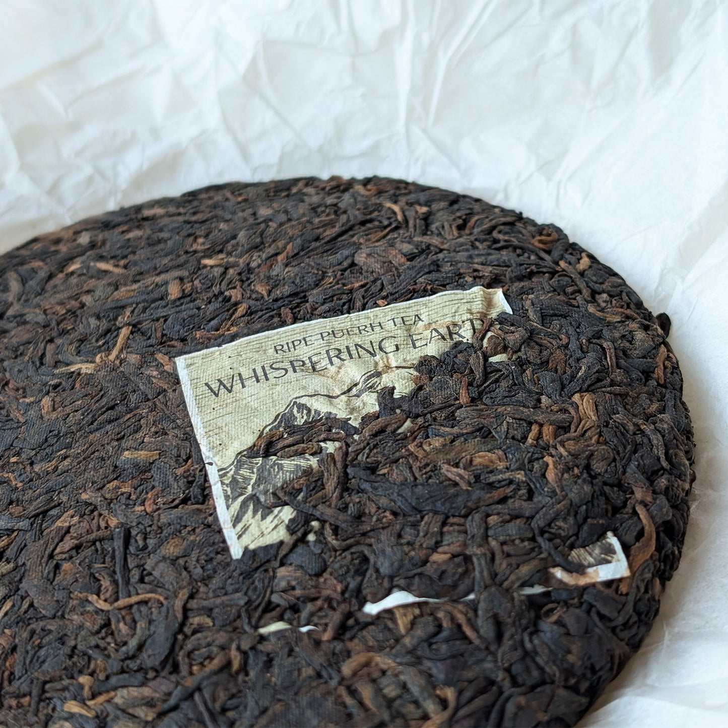 2017 'Whispering Earth' Ripe Pu Erh Tea Cake, Lincang 200g