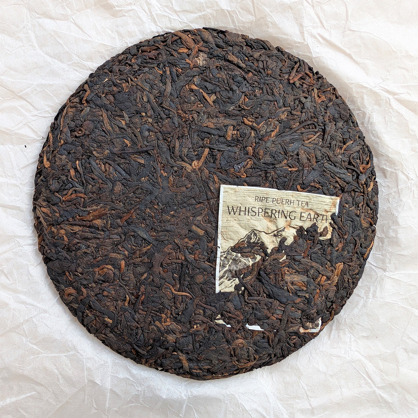 2017 'Whispering Earth' Ripe Pu Erh Tea Cake, Lincang 200g