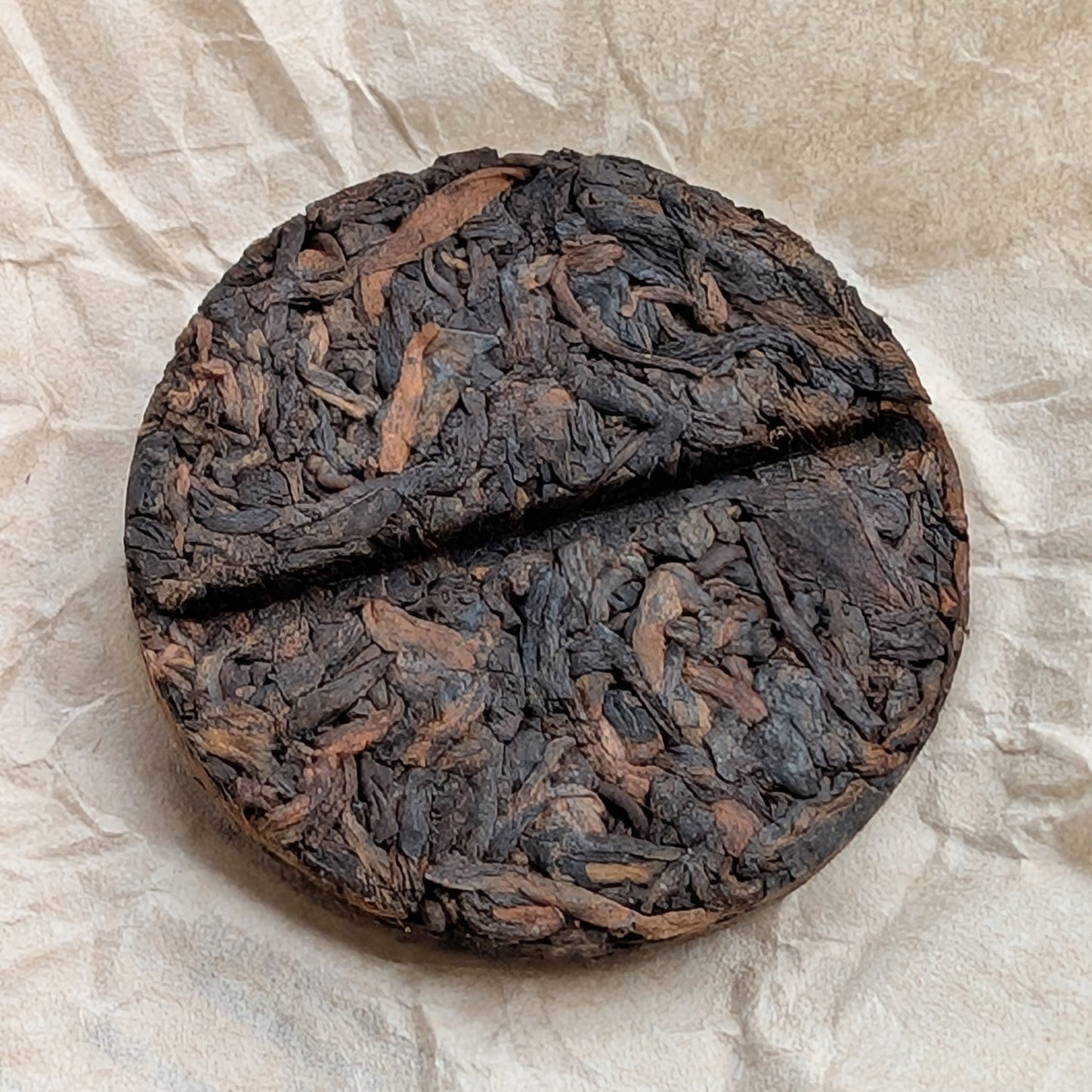 ripe pu erh cha mini cake