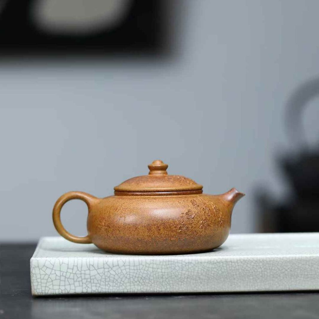 玉笠宜兴紫砂壶，鲍玉华作品，180毫升| Teasenz.eu