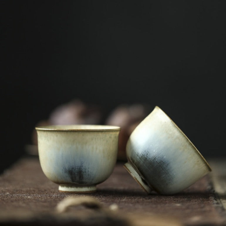 'A Touch of Blue' Ceramic Easy Gaiwan Tea Set with 2 Cups