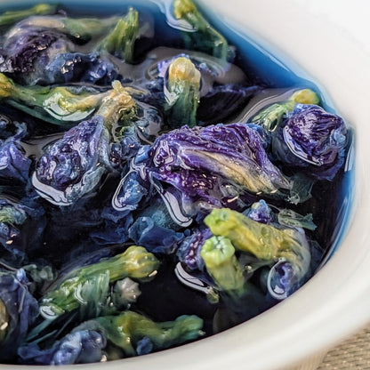 butterfly pea blu tea