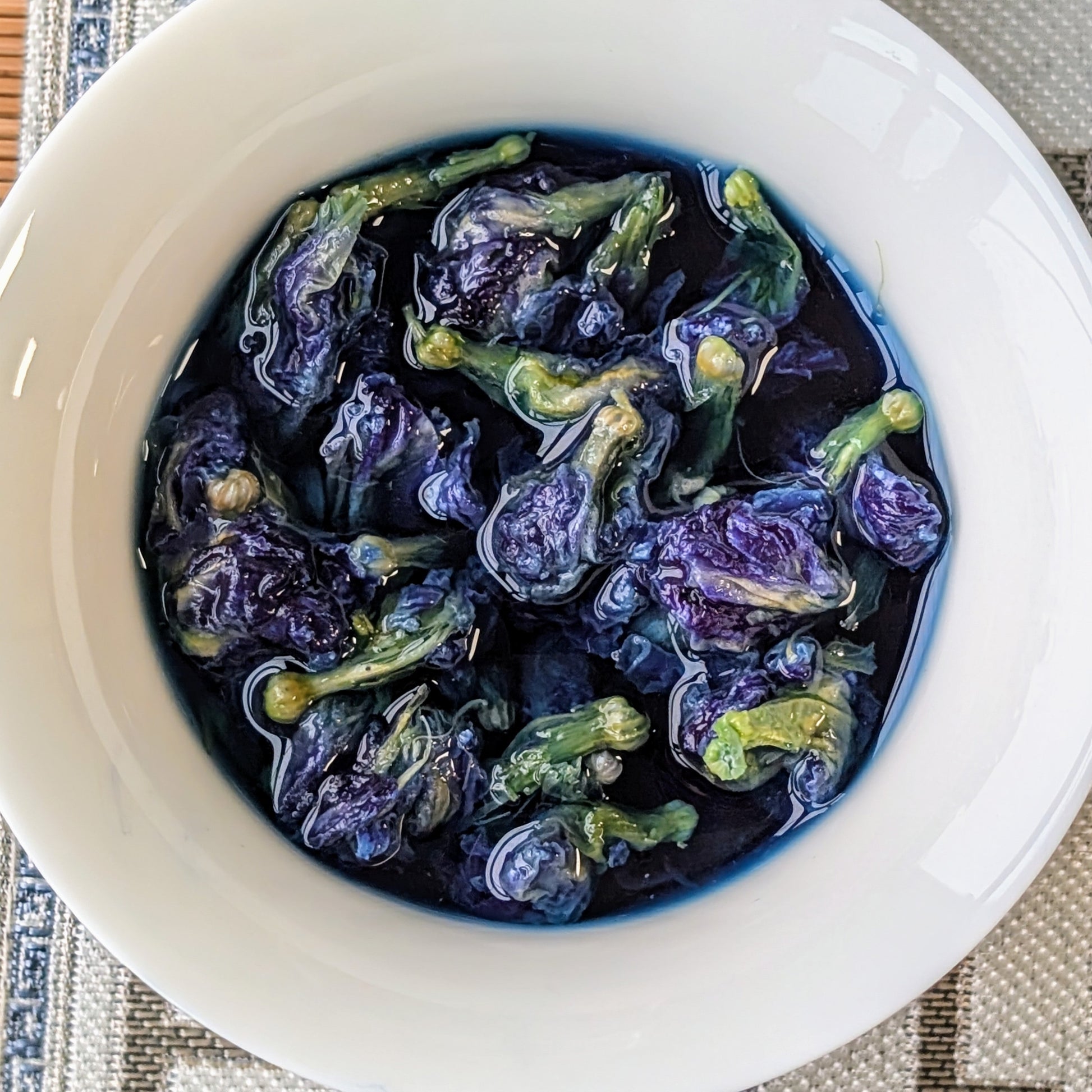 butterfly pea blue tea