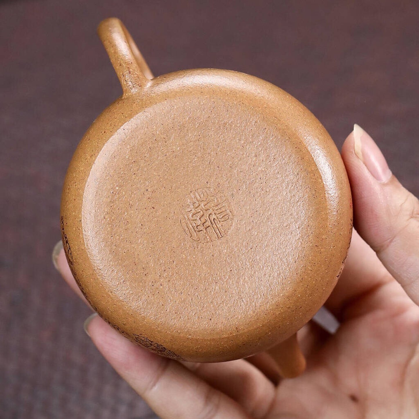 'Words of the Heart' Yixing Cat Teapot, Duanni Clay 120ml