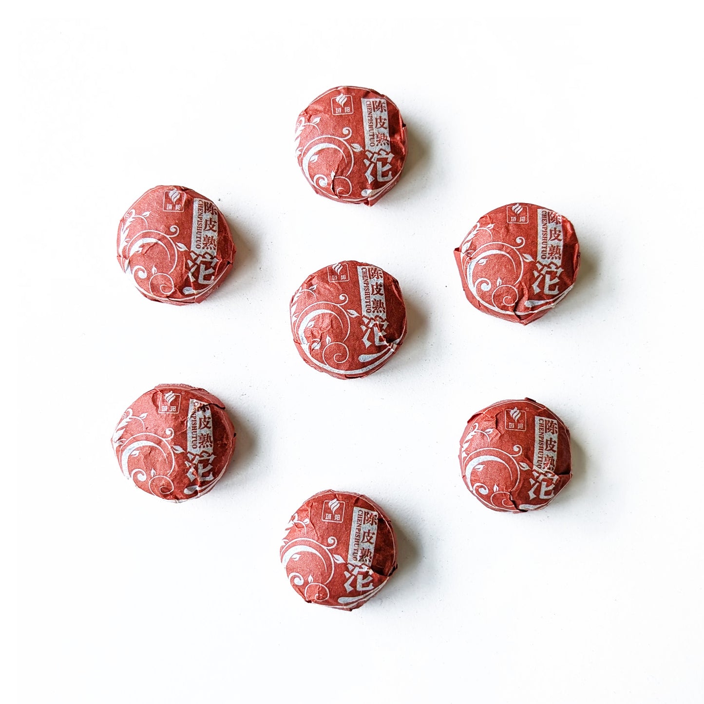 Orange Peel Pu Erh Tea, Chen Pi Ripe Pu Erh Mini Tuocha