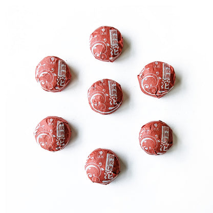 Orange Peel Pu Erh Tea, Chen Pi Ripe Pu Erh Mini Tuocha