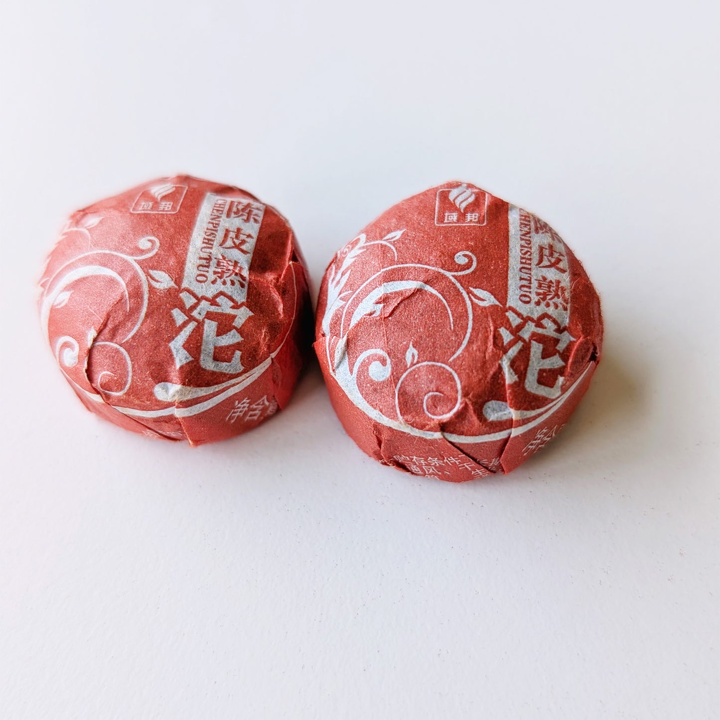 Orange Peel Pu Erh Tea, Chen Pi Ripe Pu Erh Mini Tuocha