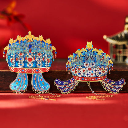 Chinese empress crowns bookmarks
