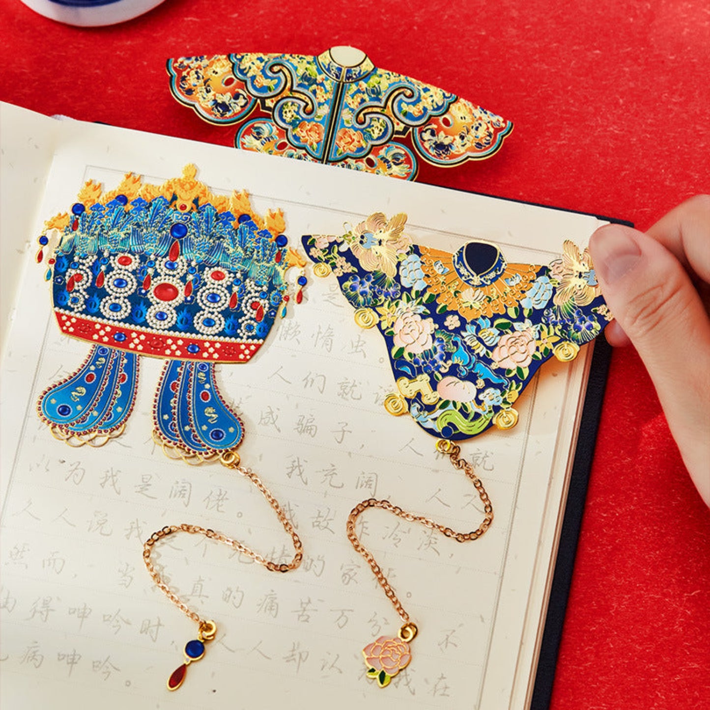 traditional Chinese metal bookmark