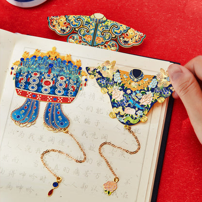 traditional Chinese metal bookmark