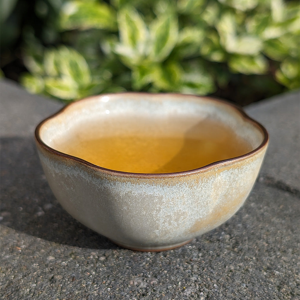 Small Chinese Tea Cup, Flower Shape 55ml