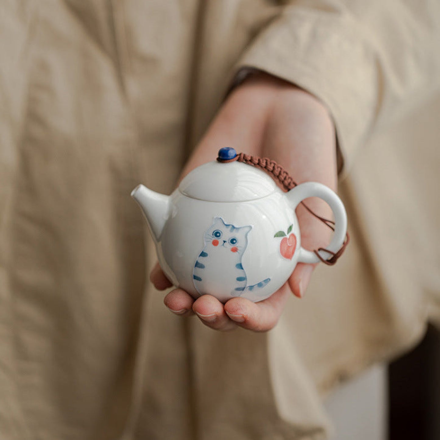 porcelain teapot for gongfu tea 