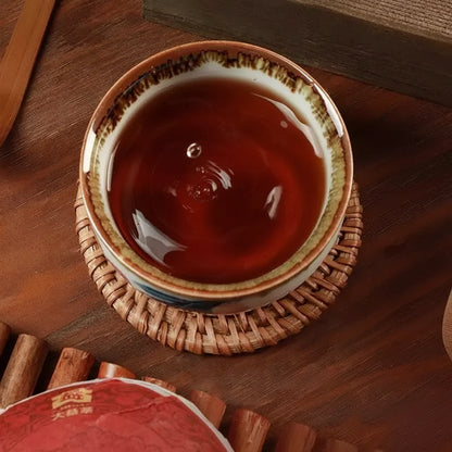 a cup of ripe pu erh ea