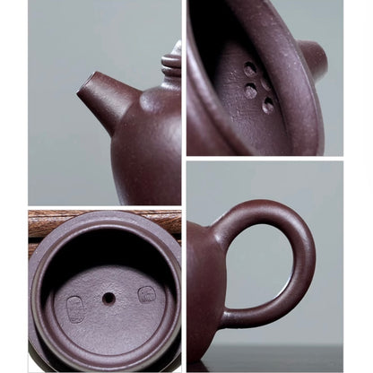 De Fu Yixing Teapot, Shi Hong Clay 180ml