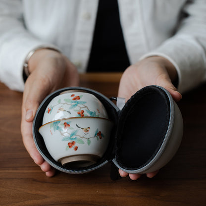 Easy Gaiwan Set with Cup in Travel Case