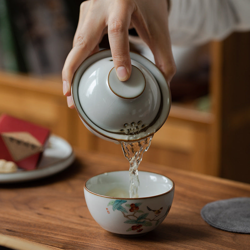 Easy Gaiwan Set with Cup in Travel Case