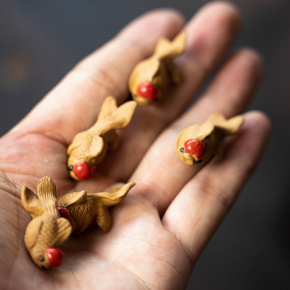 Mini Goldfish Tea Pet