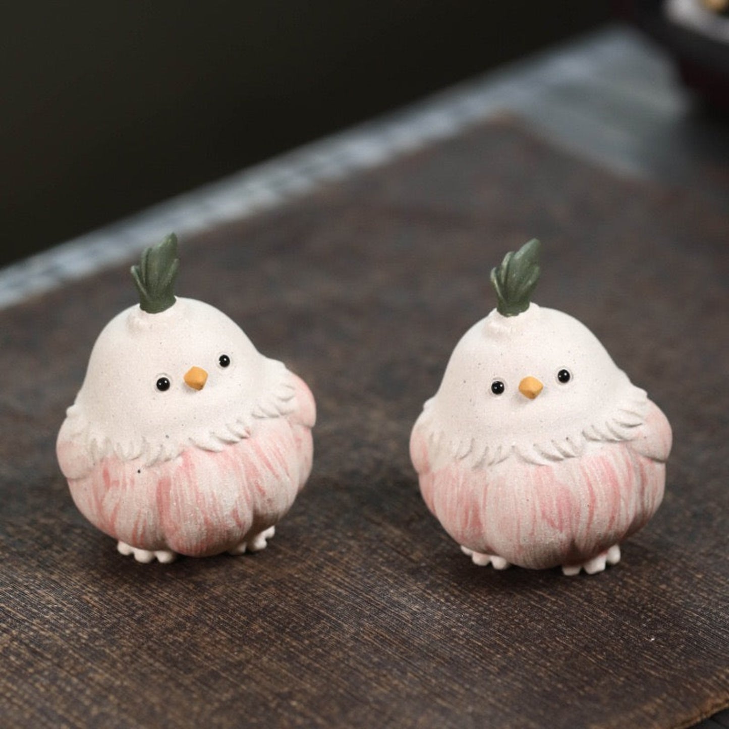 garlic bird figurine