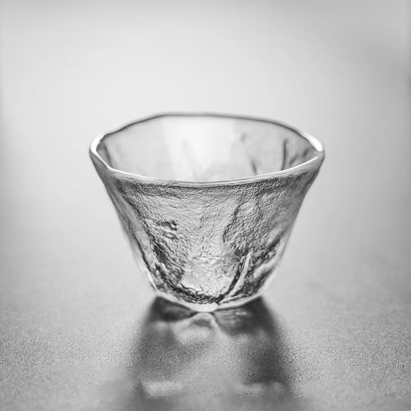 Taza de degustación de té Gongfu de vidrio
